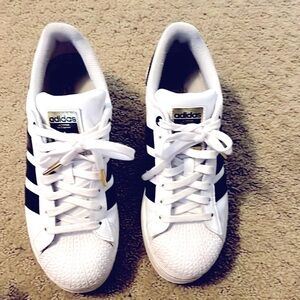 Nearly new condition! Adidas Superstar platform sneakers.